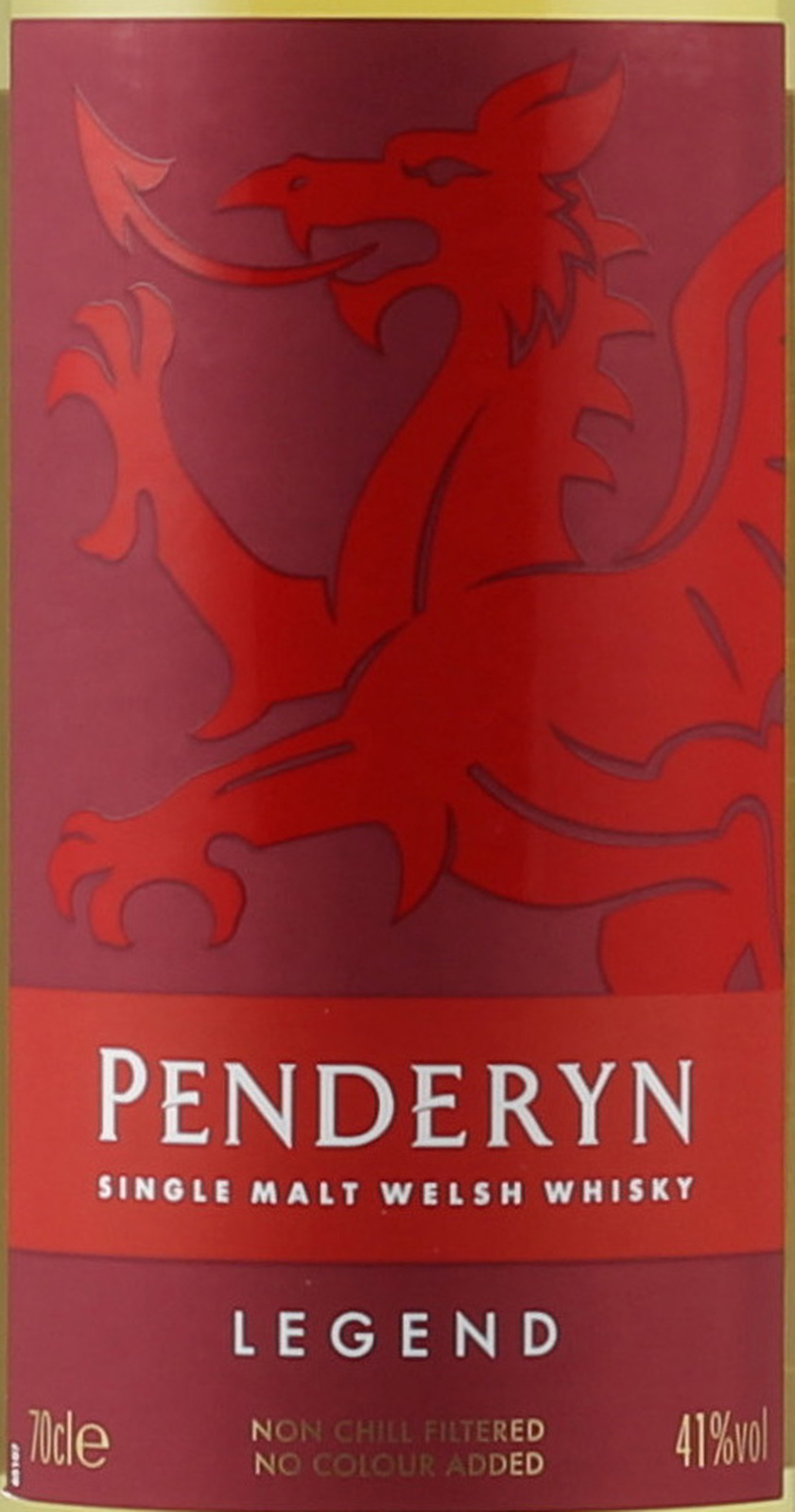 Single Whiskey 0,7 Welsh Legend Malt Penderyn Liter 41%
