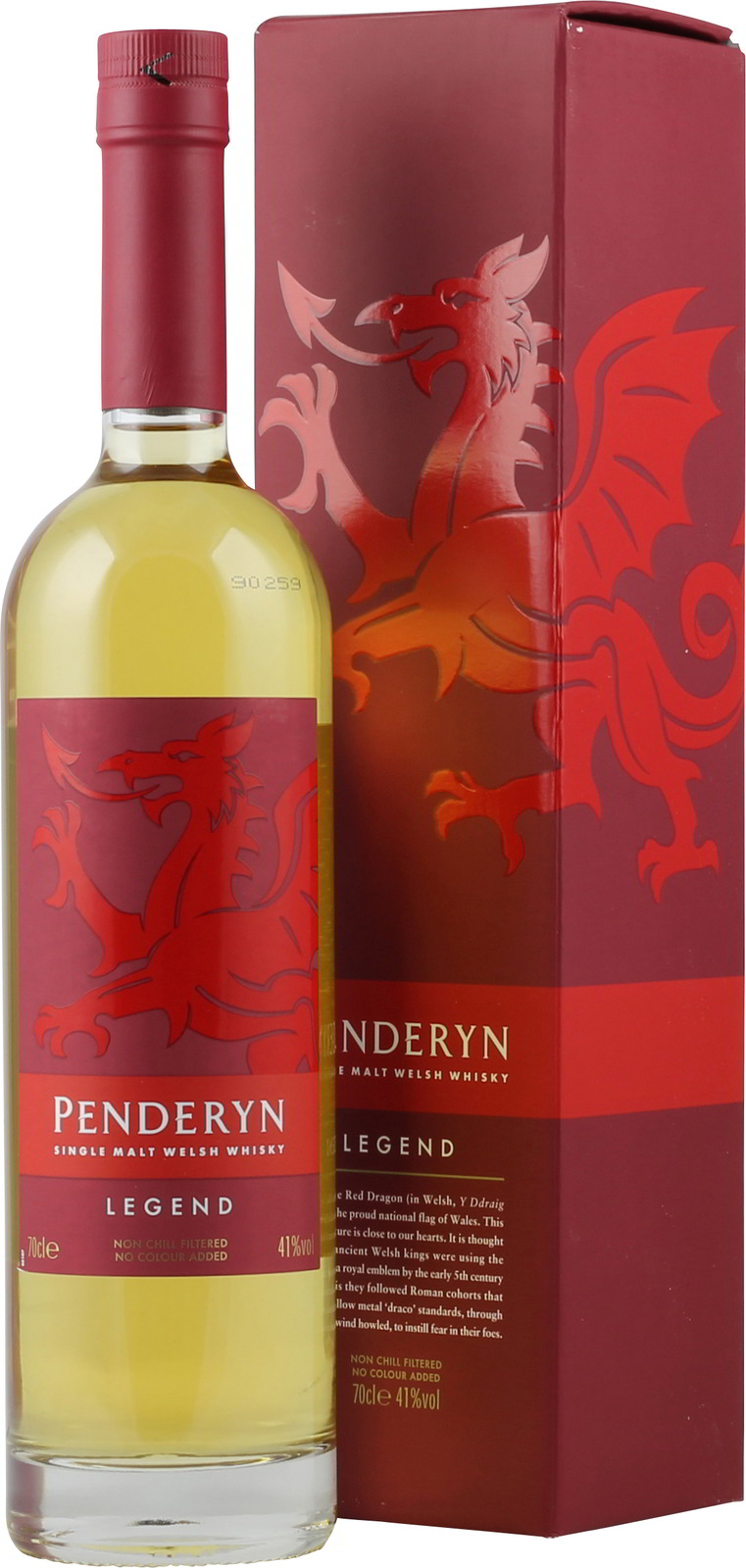 Penderyn Legend Welsh Single Malt Whiskey Liter 0,7 41