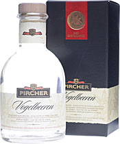 Pircher Vogelbeergeist in der Apothekerflasche im Shop 