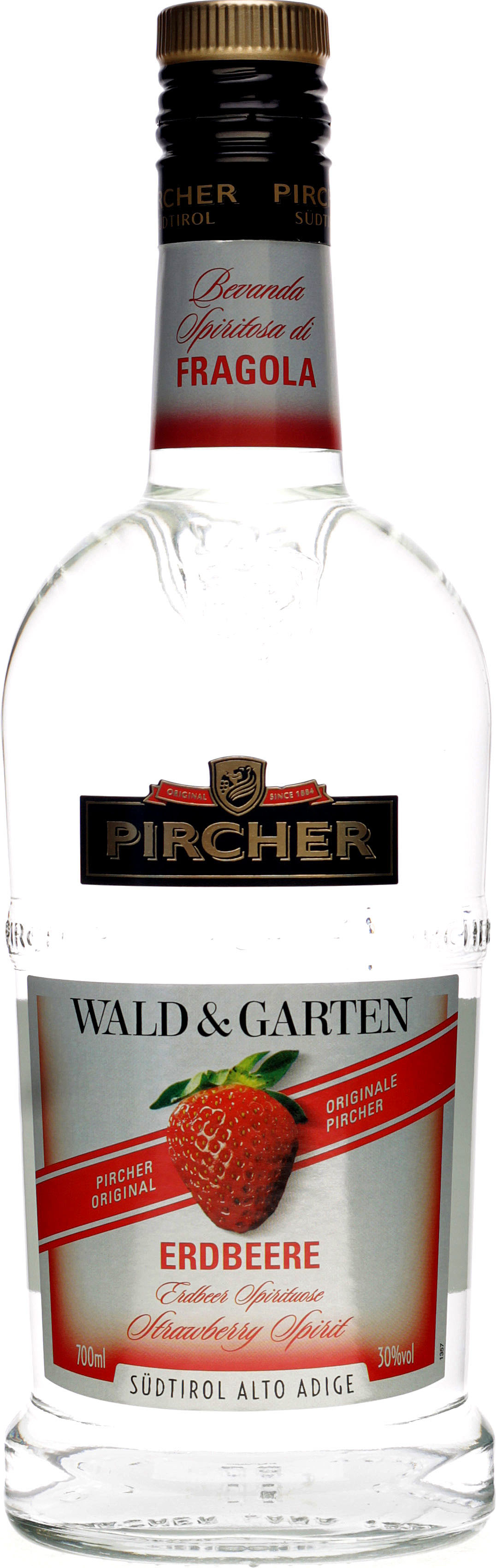 Pircher Wald & Garten Erdbeere Schnaps - Spirituose aus Pircher Wald & Garten Erdbeere Schnaps - Spirituose aus