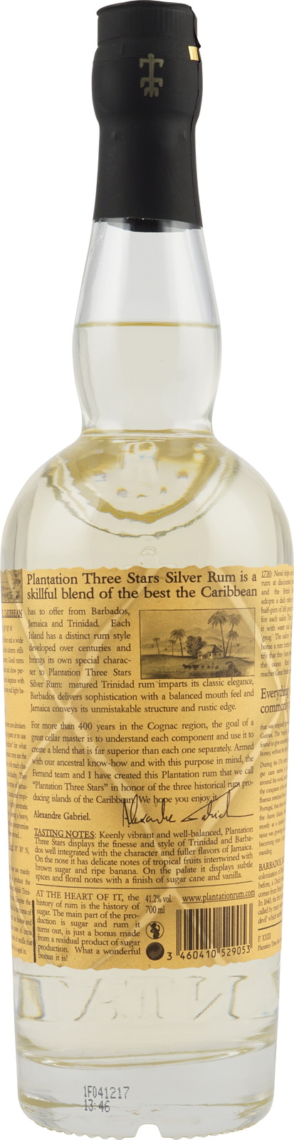 Plantation 3 Stars White Rum aus der Kraibik mit 700 ml