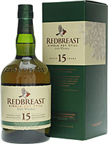 Redbreast 15 Jahre 700 ml in der neuen Version mit 46 %