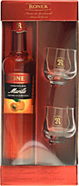 Roner Marille Sinfonie Geschenkset mit 2 Gl�sern - neu