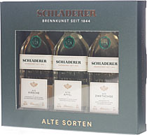 Schladerer Alte Sorten Tasting Set 3 x 0,03 Liter 