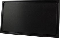 Schneidebrett 50 x 30 cm Polyethylen mit Ablaufrinne 