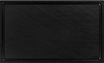Schneidebrett schwarz 50x30x2 cm 