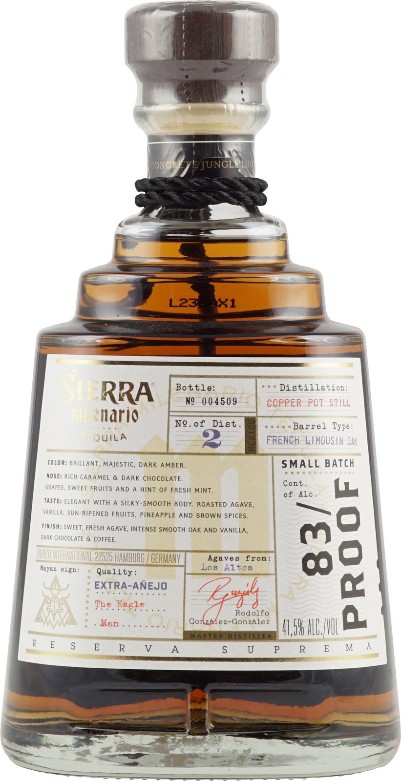 Sierra Tequila Milenario Extra Anejo hier im Shop