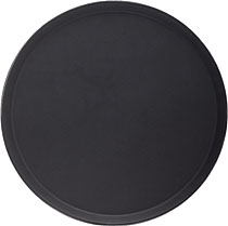Schwarzes Tablett aus Polypropylen - rund mit Ø41 cm Schwarzes Tablett aus Polypropylen - rund mit Ø41 cm