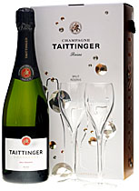 Taittinger Champagne Reserve Brut + 2 Champagnergl�sern