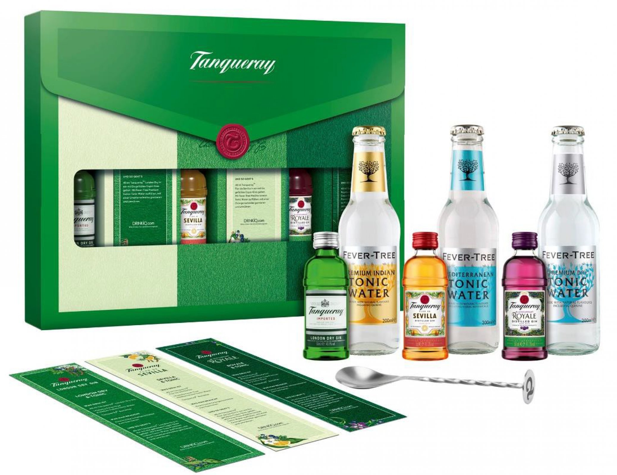 Tanqueray Gin Exploration Pack 4 x 0,05, Miniaturset mi