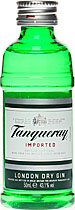 Tanqueray London Dry Gin, in der Miniatur Tanqueray London Dry Gin, in der Miniatur