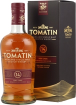 Tomatin 14 Jahre Port Wood Finish in der 700 ml Flasche