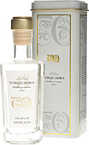 Torquadra Grappa di Moscato 100ml hier im Onlineshop Torquadra Grappa di Moscato 100ml hier im Onlineshop
