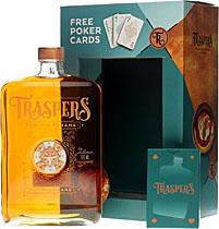 Traspers 15 Jahre Panama Rum mit Kartenspiel im Shop.