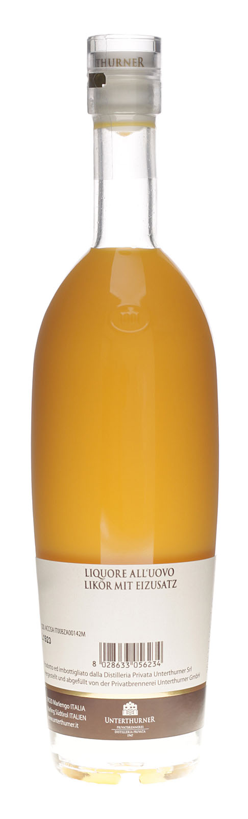 Unterthurner Eierlikör mit Himbeere 0,5 Liter 20 % Vol.