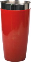 Vinyl-Bostonshaker ohne Mixing-Glas rot Vinyl-Bostonshaker ohne Mixing-Glas rot