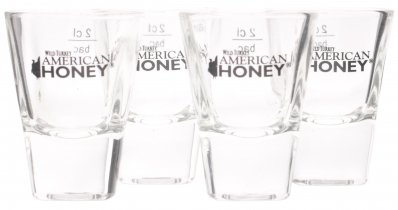 Wild Turkey American Honey Shotgläser Set 4x 2cl Wild Turkey American Honey Shotgläser Set 4x 2cl