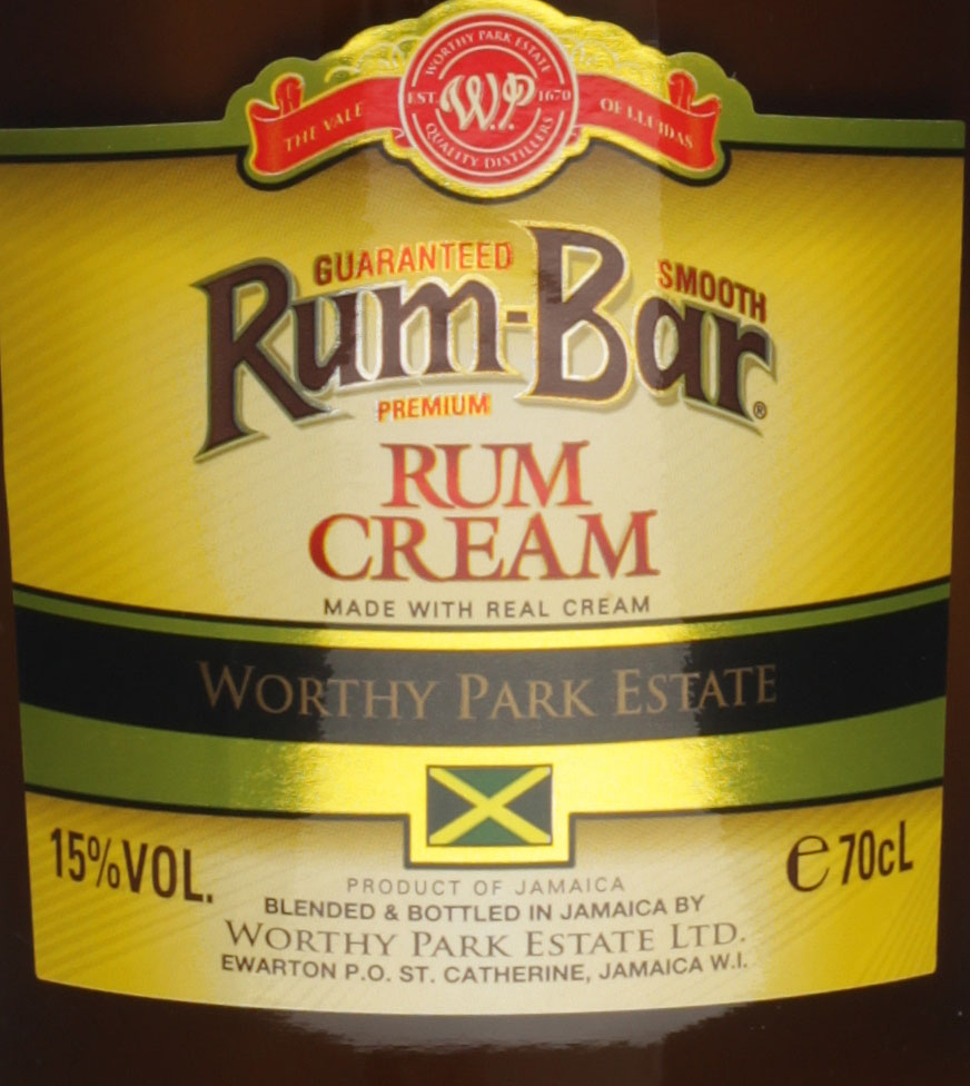 Worthy Park Rum-Bar Rum Cream, hochwertig